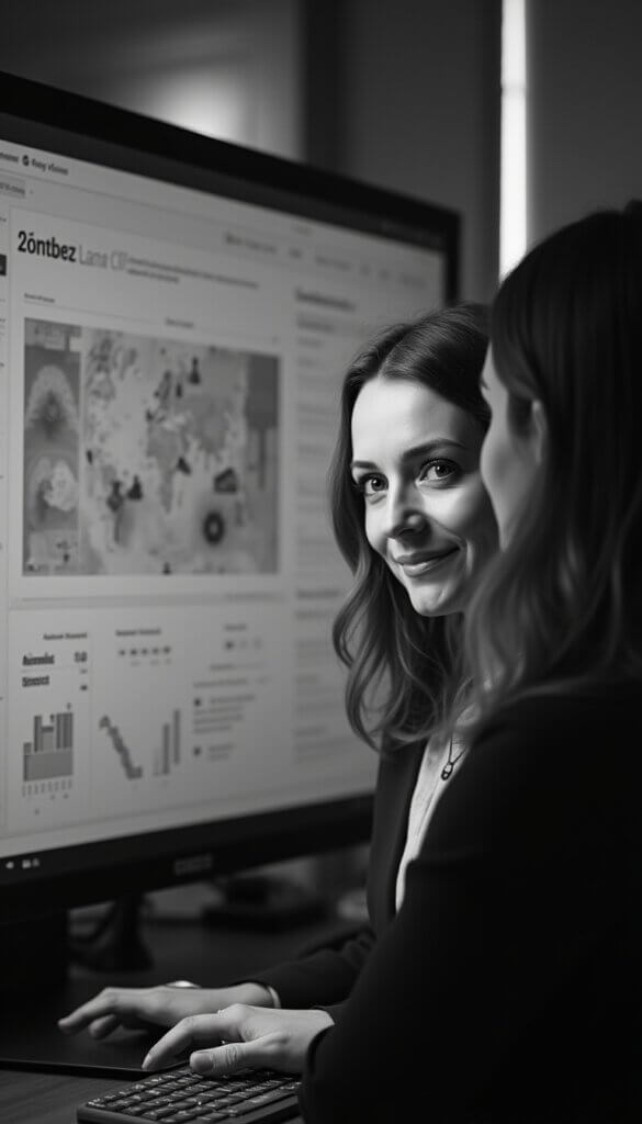 Geschäftskonzept & Positionierung 8 unternehmensberaterin kundin charts