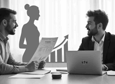 Zwei Personen in einem Beratungsgespräch.